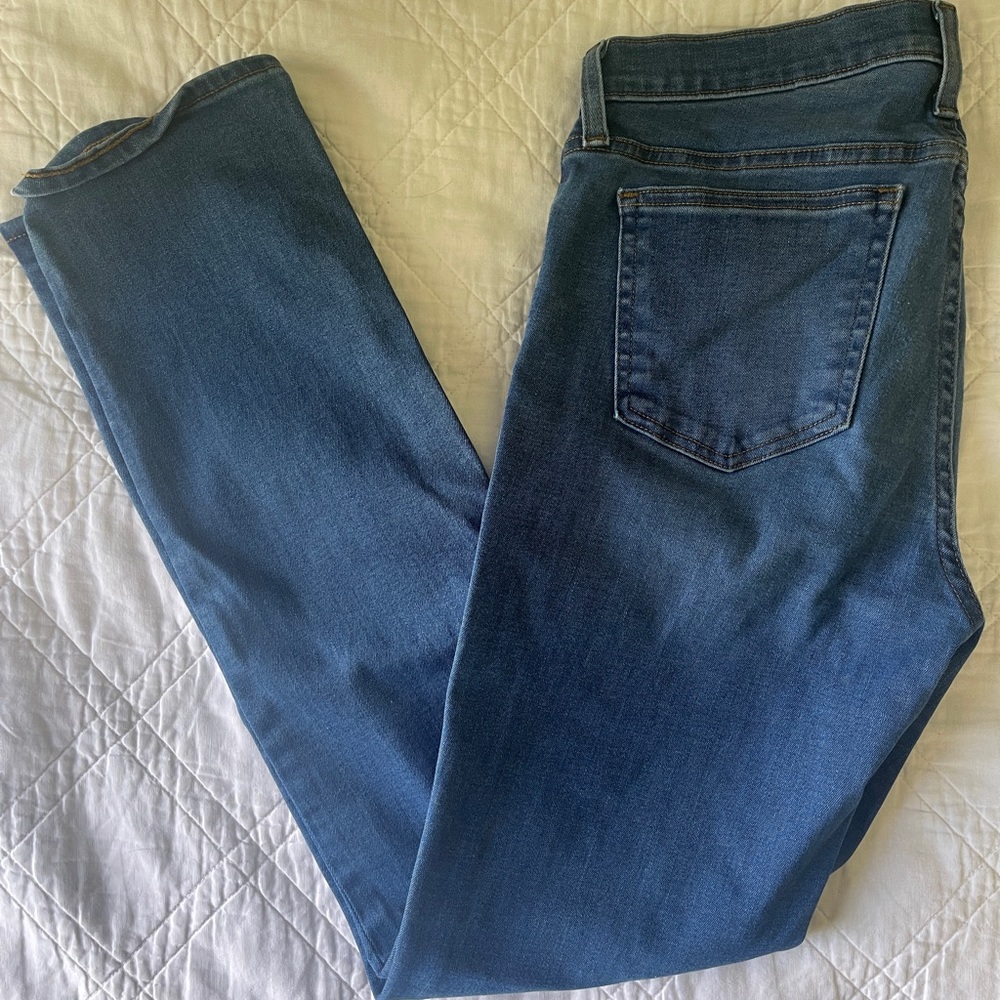 J. Crew Matchstick Mid wash Blue Jeans